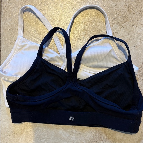 Athleta Navy Blue and White Sports Bras - Picture 5 of 6